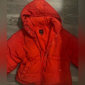 Red Puffer jacket women’s